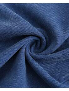 Earth Religious Cross With Retro Design Christian Jesus Printed Retro Washed T-Shirt, 230G, Retro Street Style. Simple And Versatile, Pure Cotton Is Of High Quality, Novel And Fashionable, And It Is A Must-Have Fashion T-Shirt For Spring And Summer. - Xanh đậm - Xem 3