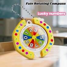 决策疲劳？旋转命运之轮工具，学生创意礼物，优柔寡断的决策旋转玩具 - 彩色 - 查看 10