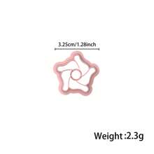 6pcs Windmill Polymer Clay Cutter Mold With High Precision DIY Handcrafted Earring Jewelry Clay Molds Embossing Pottery Tools