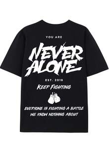 GRDR 3件套男士休闲街头印花圆领短袖T恤 - 彩色 - 查看 7