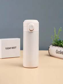 1pc Customized Stainless Steel Water Bottle, 420ml Personalized Name Insulated Cup, Customized Stainless Steel Water Bottle, Self-Customized Name Insulated Leak-Proof Stainless Steel Cup, Stainless Steel Bottle, Back To School, Party, Travel, School Water Bottle, Birthday, Graduation Ideal Gift, Boys, Girls, Teens Water Bottle Gift