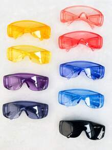 1 Piece Compatible With Labubu Colorful Glasses, Dazzling Protective GogglesIt's Suitable For Sizes Around 17 Cm And 10 Cm.