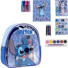Cerdá Disney Mochila Mas Set Coloreable - Mochila Escolar para Niños y Niñas + Libros de Actividades y Lápices de Colores - Ideal Para Viajes, Regalo Creativo o Vuelta al Cole - Acuarelas + Cuaderno Incluido - Envío GRATIS ✅ Entrega 24/48h a España (península) - Puntada - Ver 1