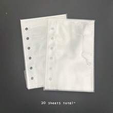 10 Stück/20 Stück/30 Stück A7 Ordner klare Kartenhüllen, 3 Zoll Postkarten Halter, 6 Löcher Kpop Mini Sammlerbuch Nachfüllbeutel Schulmaterial, Schulanfang