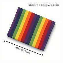 1 件户外团队建设多人协作滚轮脚带，采用彩虹色牛津布制成，周长 6 米，可同时为 3-4 人运送节日派对礼物。 - 彩色 - 查看 2