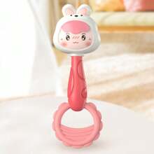 1 Stück Babyrassel Maracas Spielzeug - geeignet für Lernspielzeug in der frühen Kindheit, kann Griffstärke und Motorik fördern, auditive und visuelle Entwicklung anregen, Eltern-Kind-Interaktion, frühe Bildung, Greifen und Kopfheben Übung, ideales Sensorikspielzeug, Geburtstags- und Feiertagsgeschenk