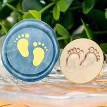 CYFUN DESIGN 1 PC Happy Birthday/With Love/Thank You Words Pattern Wax Seal Stamp Head NO Handle Detachable Sealing Stamp Stamp Head For Letter Invitation Card Wedding Gift Package Holidays,Back To School,School Supplies