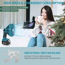 For Makita 18V Fan, 3 Speed Cordless Brushless Motor Low Noise For Camping, Gym - 1 - View 4