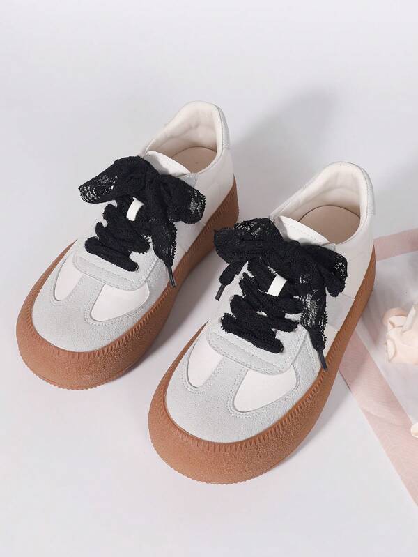 1 paire de lacets de 100 cm de long, style ballerine - accessoire adorable adapté aux jeunes - lacets décoratifs en dentelle de soie noire pour chaussures en peau de cerf