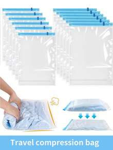 Travel Compression Bags, Roll Up Travel Space Saver Bags For Luggage, Cruise Ship Essentials Cothes