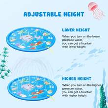 1pc Outdoor Water Spray Mat/Lawn Water Sprinkler, Interactive Outdoor Fun For Adults & Kids, Summer Cooling Toy