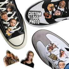 1pc Custom Personalized Sneakers Shoe Charm For Shoe Lace Decorations Shoe Clips Shoelaces Buckle Charms, Decorative, Perfect Gift For Birthdays, Anniversaries,Custom Personalized Acrylic Photos Shoe Charms Decoration For Women Boys Girls.