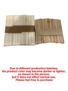 100/50 支天然木蜡棒精准脱毛，蜡木身体脱毛棒涂抹器刮刀，身体脱毛工艺棒涂抹器刮刀，天然木蜡涂抹器，木蜡工艺棒刮刀涂抹器用于脱毛、眉毛和身体，非常适合水疗和家庭使用，夏季脱毛刮刀涂抹器