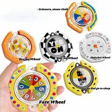 决策疲劳？旋转命运之轮工具，学生创意礼物，优柔寡断的决策旋转玩具 - 彩色 - 查看 5