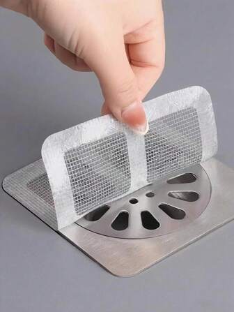10/20 stuks wegwerpfilters ter voorkoming van verstoppingen in afvoeren (vervanging aanbevolen elke 2-3 dagen), Afvoerzeefdeksel voor haarstopper, Anti-vliegenfilternet, Wegwerpbare haaropvang voor douche en badkuip, Sticker voor eenvoudig te installeren afvoerfilter, Wegwerpafvoerdeksel voor keukengootsteen en wasruimte, Effectief haar blokkeren en insecten voorkomen