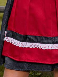 暗黑系万圣节狂欢吊带裙德国啤酒节女仆装COS服 - 黑色 - 查看 4