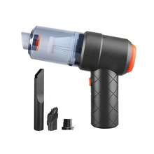 Mini aspiradora para interiores de coche 2 en 1, aspira y sopla aire Aspirador De Mano Portátil Inalámbrica - Negro - Ver 6