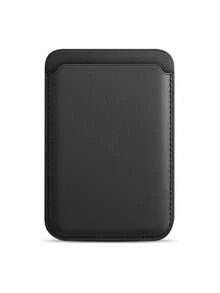 Apple Magsafe Leather Magnetic Adhesive Card Slot PU Leather Card Holder