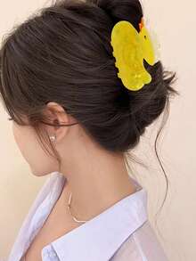 1 件全新高端有趣图案女士发夹、发饰、头饰、发夹、配饰，休闲百搭，适合日常旅行、聚会、海滩派对和夏季返校季 - 彩色 - 查看 8