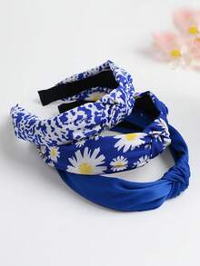 3pcs/Set Pink Headbands, Streetwear Wide-Brimmed Headbands, All Season, Hair Band Hair Hoop