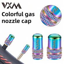 Nắp van lốp xe VXM bằng hợp kim nhôm nhiều màu sắc, phù hợp cho xe đạp leo núi và xe đạp đường trường, phụ kiện chống bụi. - Nhiều màu - Xem 1