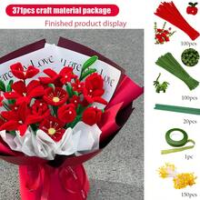 200/250/371/500 piezas Limpiadores de pipas mixtos en rojo con video tutorial. Tallo de chenilla plegable para manualidades, limpiador de pipas de Navidad para manualidades DIY y limpieza, suministros de manualidades, artesanía y decoración, regalo de graduación, regalo de cumpleaños - Serie roja - Ver 21