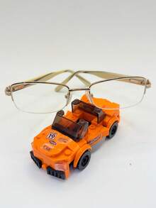 1PC Metal Eyeglasses Frame-PROMOTION - Plateado - Ver 5