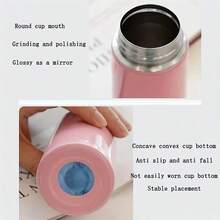 1pc 160ml/5.41oz 304 Stainless Steel Vacuum Flask, Portable Pocket Tumbler, Suitable For Outdoor Camping And Hiking