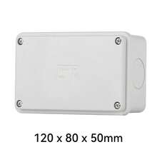 CILIA 方形/圆形多尺寸防水接线盒/塑料分配器，适用于苛刻环境/潮湿环境，IP44 防护等级，灰色，确保耐用性和保护性