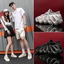Women's Breathable  Volcano Shoes Mesh Sports  Shoes Couple Octopus Running Shoes Couple Shoes - 450-1黑色 - 查看 3