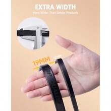 TXHF 10'' Rubber Bungee Cords Heavy Duty Outdoor With 18" Max Stretch And Over 176 Lbs Load 100% EPDM Black Bungee Straps With Crimped S Hooks For Cargo Tarps Truck Motorcycle Weatherproof 10 Pack - Black - View 4