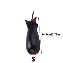 Carp Fishing Rocket Feeder Spod Bomb Float Decoy Bait Rack Pellet Rocket Feeder Fishing Bait Feeder Fishing Tackle Accessories