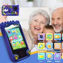Smartphone para niñas con diseño de unicornios, juguetes para niñas de 8 a 10 años, juguetes de aprendizaje con pantalla táctil, regalos de Navidad y cumpleaños para niñas de 3 a 9 años, con tarjeta de memoria de 8GB