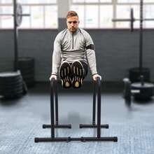 Portable Calisthenics Dip Station For Home Workouts - Adjustable Height, Compact Design, Durable Steel Construction, Ideal For Strength Training Anywhere - màu đen - Xem 2