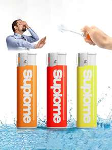 1/3pcs Water Squirt Lighter, Realistic Gag Lighters That Can Bring Harmless Fun And Casual Pranks, Suitable For Magic Props/Pranks/Small Gifts/Parties/Weddings/Swimming Pools - Multicolor - View 6