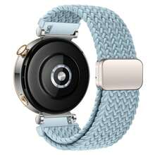 Mazoft 编织运动表带兼容三星 Galaxy Watch Band 7/FE/6/5/4/3 & Watch 5 Pro & 6/4 Classic & Gear S3/S2，20mm & 22mm 表带兼容三星手表 47mm 46mm 45mm 44mm 40mm 43/42/41mm 兼容华为