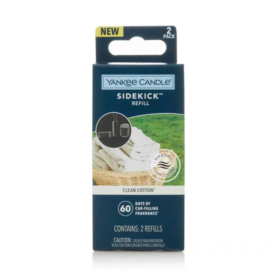 2pk Sidekick Car Fresheners Universal Refill Clean Cotton