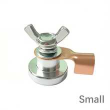 专业 1 件/2 件焊接配件、强磁接地器、焊机接地夹 - 不锈钢和紫铜材质