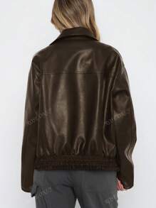 Chaqueta informal con cremallera, para otoño/invierno