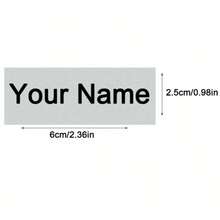 50 件多规格尺寸个性化水晶名称定制 UV 转印贴纸防水，可用作个人物品的标记（水杯、餐具、饮具、包包、文具等） - 彩色 - 查看 16