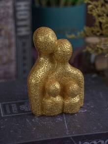 1 pieza Decoración del hogar con forma de figura abstracta, lo mejor - Dorado - Ver 4