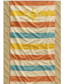Beach Towel – 100% Microfiber Polyester – 75x150 Cm – Lightweight & Quick Dry – Made In Turkey - Camel - View 3