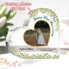 1 Stück Lustige acryl Hochzeitsgeschenk Ornament - Personalisierter klarer Anhänger für beste Freundin, Freund, Brautjungfer, Trauzeuge - Einzigartige Dekoration für Hochzeit, Junggesellenabschied, Verlobung, Jahrestag - Individuelle Aufbewahrung für Schreibtisch, Regal, Schlafzimmer - Kreative und herzliche Geschenkidee