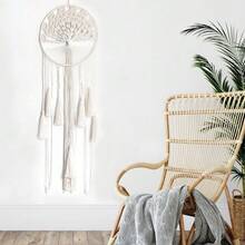 Dream Catcher Boho Tree Of Life Large Handmade Macrame Wall Hanging Bohemian For Girls Wedding Party Nursery Cafe Home Bedroom  Decor With Gift Box - 生命之樹 - 查看 6