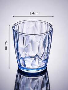 1pc 310ML/410ML Acrylic Multi-Color Dopamine Juice Cup, Beverage Cup, PC Material Household Plastic Cup, Cafe Large Capacity Water Cup, Diamond Pattern Highly Attractive Anti-Fall Anti-Hot, Stackable Outdoor Portable Set - Multicolor - View 20