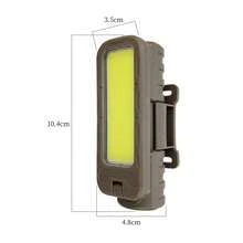 AGUILAMEX Linterna multifunción para mano y cabeza Lámpara Recargable Magnético fácil de sostener en diferentes lugares, luz blanca y roja con 4 modos de cambio, ajustable entre múltiples ángulos para multiescenario - Caqui - Ver 7
