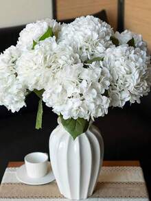 3/5 bông hoa cẩm tú cầu nhân tạo, hoa cẩm tú cầu giả, cây nhân tạo sống động như thật, trang trí mùa xuân, hoa giả chất lượng cao, thích hợp để tự làm bó hoa cưới, tiệc tùng, nhà cửa, phòng khách, nhà bếp, sân vườn, khách sạn, văn phòng, phòng học, trang trí phòng, ngày Valentine, ngày Nhà giáo, quà tặng cho y tá, trang trí mùa thu. - trắng - Xem 12