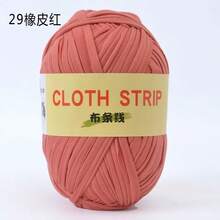 1 Pc T-Shirt Yarn, 7 Oz/200g, 72 Yd/66m Elastic Fabric Crochet Knitted T-Shirt Yarn, Thick Polyester Ribbon Used For Crochet/Woven Bags, Baskets, Carpets, Home Decor, DIY Crafts - Multicolor - View 16