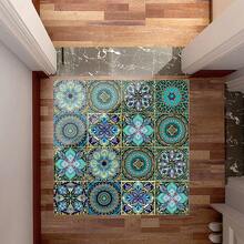 10 Pieces / 20 Pieces Of Colourful Mandala Pattern PVC Self-Adhesive Wallpaper, With A Strong Adhesive Backing, Without Professional Tools, Tear Off The Protective Film Can Be Easily Pasted, Waterproof And Oilproof Performance Is Excellent, Wall Paper Wall Stickers Room Decor Wall Decor Wall Sticker - Multicolor - View 16