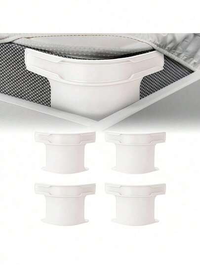 4 件套床单紧固件，2025 新款床单紧固件，重型床单绑带，适合所有床垫尺寸